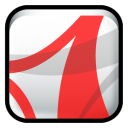 Adobe Acrobat Reader CS2 Icon 128x128 png
